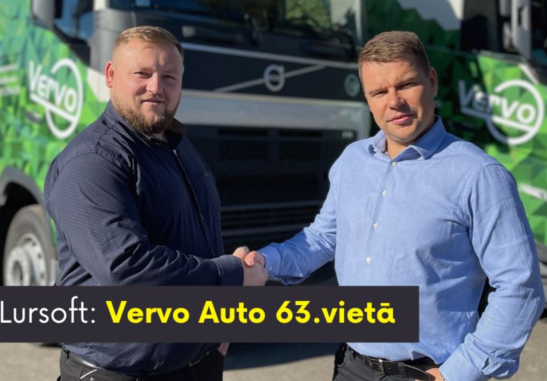 Vervo Auto - viens no TOP 100 straujāk augošajiem uzņēmumiem!